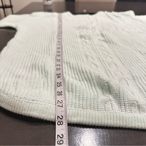 Vintage Avon Seafoam Green Knit Tunic Sweater, Comfortable, Women’s Size medium - Picture 6 of 7